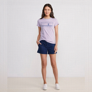 New Vineyard Vines Womens Navy Blue Chino Shorts Dayboat